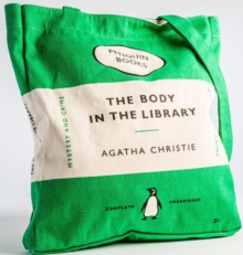BODY IN THE LIBRARY (GREEN) - TOTE BAG