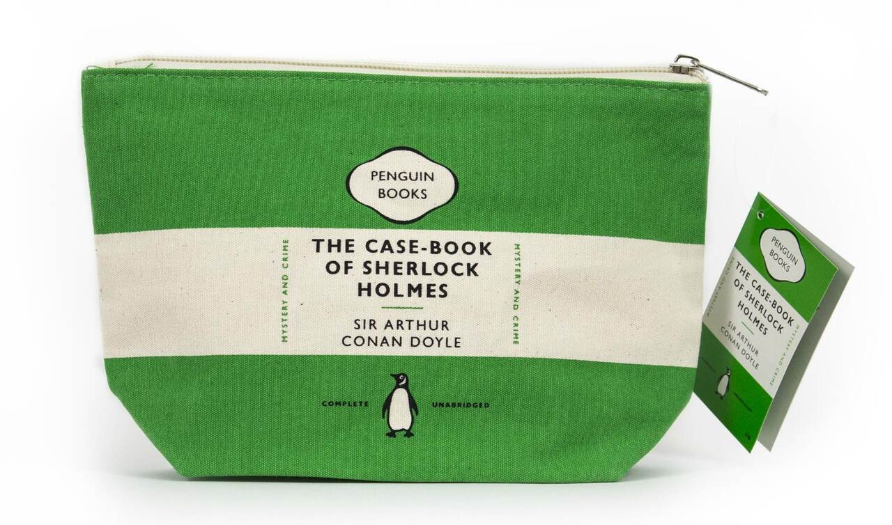 PENGUIN MERCHANDISE: THE CASE-BOOK OF SHERLOCK HOLMES (GREEN) - PENCIL CASE