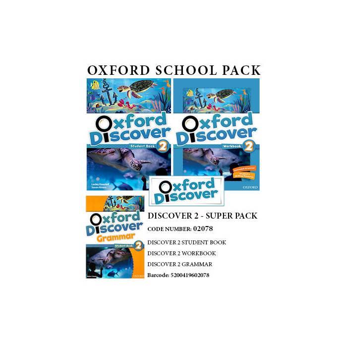 OXFORD DISCOVER 2 SUPER PACK (SB  WB  GRAMMAR  COMPANION  READER) - 02078