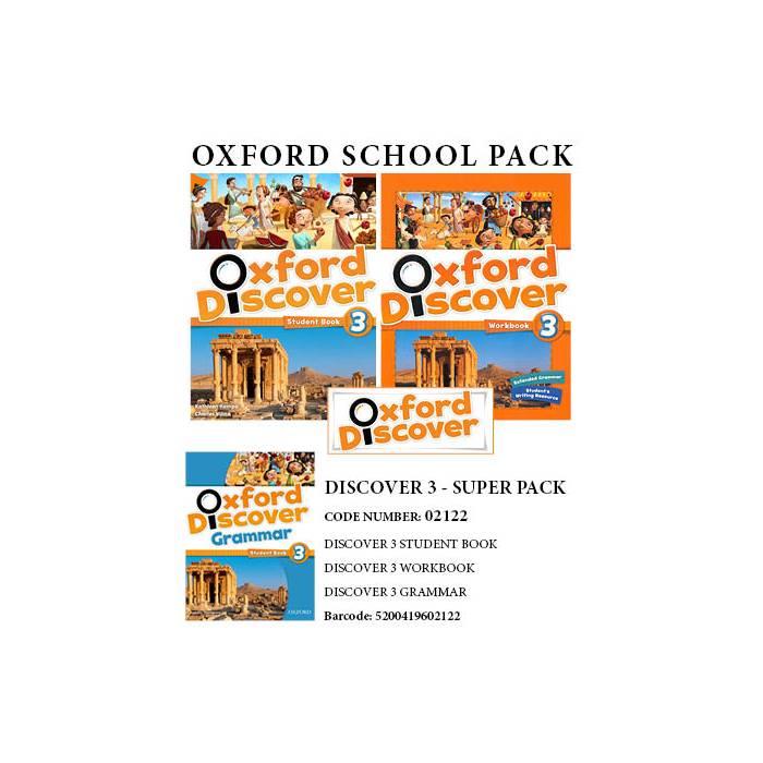 OXFORD DISCOVER 3 SUPER PACK (SB WB GRAMMAR COMPANION READER) - 02122