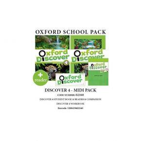 OXFORD DISCOVER 4 PACK MIDI (SB WB COMPANION READER) - 02160