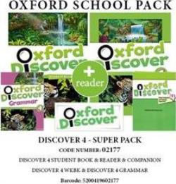 OXFORD DISCOVER 4 SUPER PACK (SB  WB  GRAMMAR  COMPANION  READER) - 02177