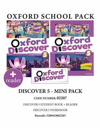 OXFORD DISCOVER 5 PACK MINI (incl. SB  WB  READER) - 02207