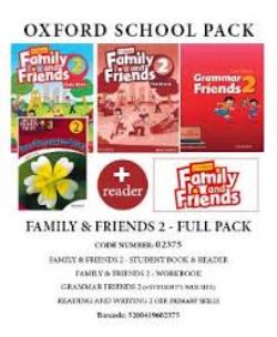 FAMILY AND FRIENDS 2 FULL PACK (SB  WB  GRAMMAR FRIENDS 2  OXFORD PRIMARY SKILLS READING  WRITING 2  READER) - 02375 2ND ED
