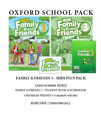 FAMILY AND FRIENDS 3 SKILL PACK (SB WB GRAMMAR FRIENDS 3) - 02412 2ND ED