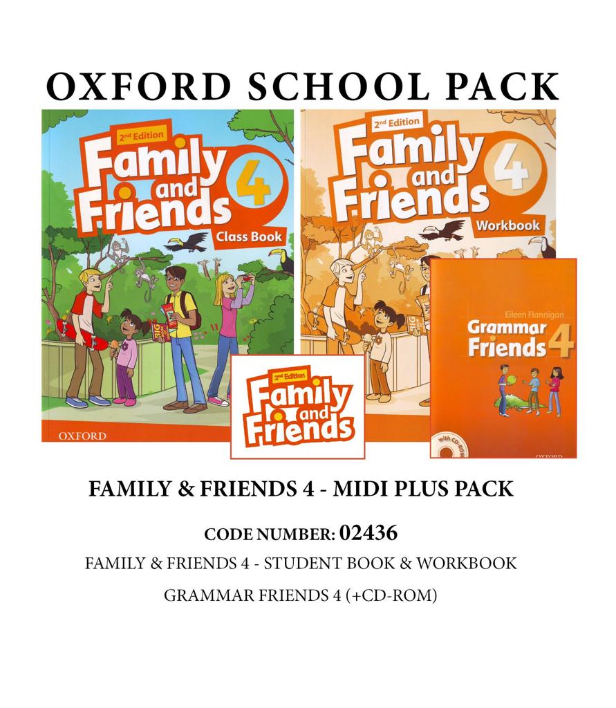 FAMILY AND FRIENDS 4 MIDI PLUS PACK - 02436 2ND ED