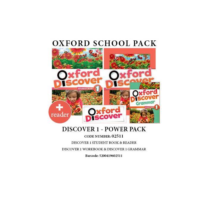 OXFORD DISCOVER 1 POWER PACK (SB WB GRAMMA READER) - 02511