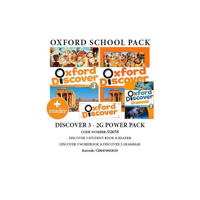 OXFORD DISCOVER 3 - 2G POWER PACK (SB WB READER DISCOVER 2 GRAMMAR) - 02658