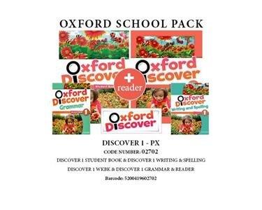 OXFORD DISCOVER 1 PACK PX (SB WB GRAMMAR WRITING  SPELLING READER) - 02702