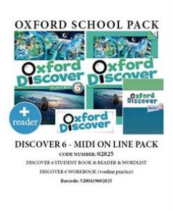 OXFORD DISCOVER 6 PACK MIDI ONLINE (SB  WB WITH ONLINE PRACTICE  WORDLIST  READER) - 02825