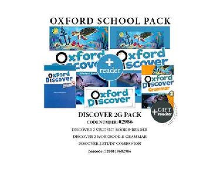 OXFORD DISCOVER 2G PACK (SB  WB  GRAMMAR  COMPANION  READER  GIFT VOUCHER) - 02986