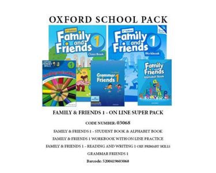 FAMILY AND FRIENDS 1 ONLINE SUPER PACK - 03068 2ND ED