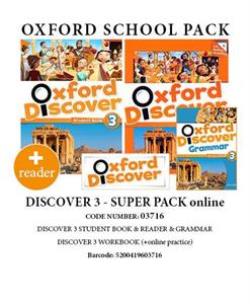 OXFORD DISCOVER 3 SUPER PACK ONLINE (SB WB WITH ONLINE PRACTISE  GRAMMAR  READER) - 03716