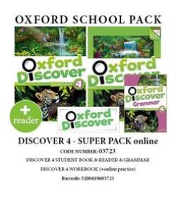 OXFORD DISCOVER 4 SUPER PACK ONLINE (SB  WB WITH ONLINE PRACTISE  GRAMMAR  READER) - 03723