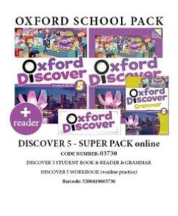 OXFORD DISCOVER 5 SUPER PACK ONLINE (SB  WB WITH ONLINE PRACTISE  GRAMMAR  READER) - 03730
