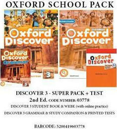 OXFORD DISCOVER 3 SUPER PACK (SB  WB  ONLINE PRACTICE  GRAMMAR  COMPANION  TESTS) - 03778 2ND ED