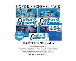 OXFORD DISCOVER 2 PACK MIDI (SB  WB ( ONLINE)  COMPANION  READER) - 03815