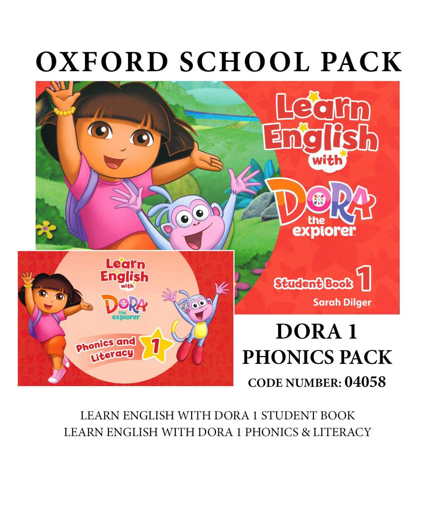 LEARN ENGLISH WITH DORA 1 PHONICS PACK - 04058