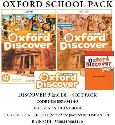 OXFORD DISCOVER 3 SOFT PACK (SB  WB  ONLINE PRACTICE  COMPANION) - 04140 2ND ED