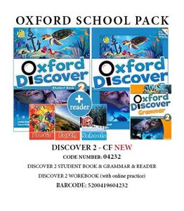 OXFORD DISCOVER 2 PACK CF NEW (SB  WB WITH ONLINE PRACTICE  GRAMMAR  3 READERS: EARTH SCHOOLS PLASTIC) - 04232