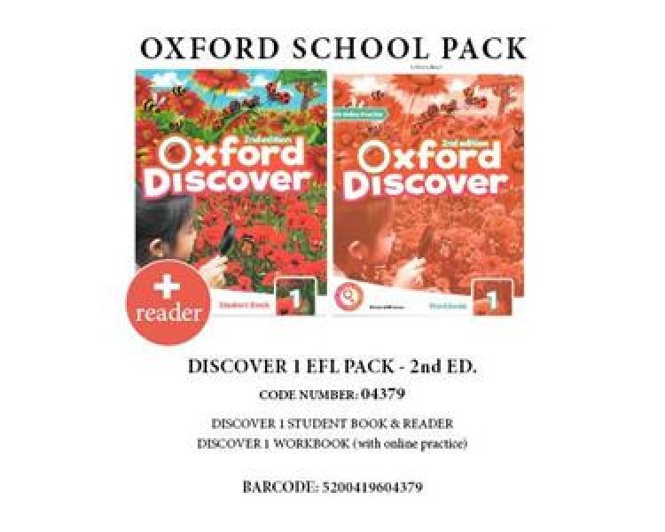 OXFORD DISCOVER 1 PACK EFL (SB  WB WITH ONLINE PRACTICE  READER: TREES) - 04379 2ND ED