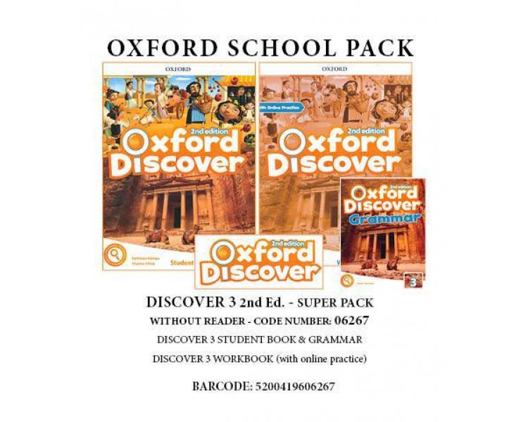 DISCOVER 3 (II ed) SUPER PACK (wo READER) - 06267