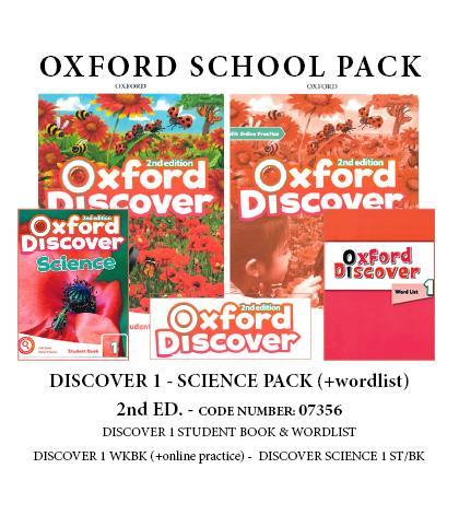 DISCOVER 1 ( WORDLIST) 2ND ED SCIENCE PACK
