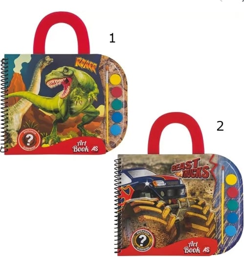 ΣΕΤ ΖΩΓΡΑΦΙΚΗΣ ART BOOK BEAST  TRUCKS (ASSRT
