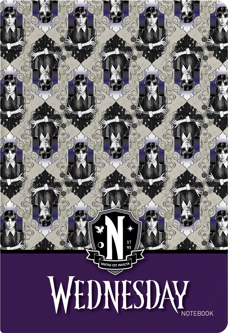 ΣΗΜΕΙΩΜΑΤΑΡΙΟ PUFFY - WEDNESDAY PATTERN