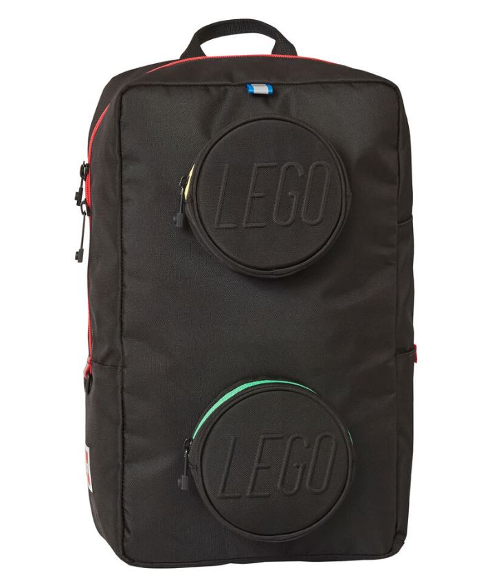 LEGO® BRICK 1X2 ΣΑΚΙΔΙΟ ΠΛΑΤΗΣ ΜΑΥΡΟMULTICOLORED - 20204-0354