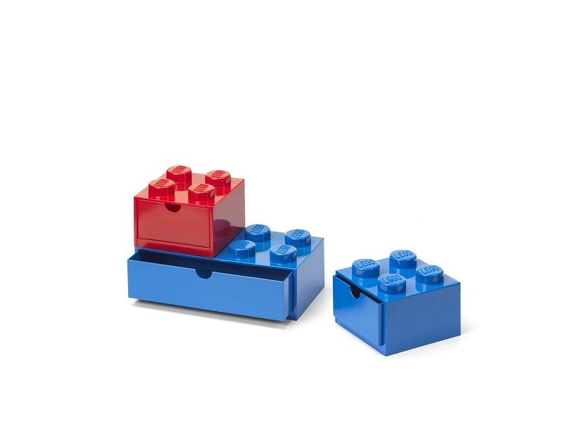 LEGO® ΚΟΥΤΙ ΑΠΟΘΗΚΕΥΣΗΣ ΣΥΡΤΑΡΩΤΟ ΣΕΤ 3 ΤΜΧ (ΚΟΚΚΙΝΟ - ΜΠΛΕ) - 43250800