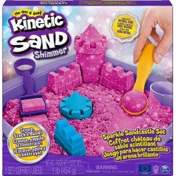 KINETIC SAND SHIMMER : SPARKLE SANDCASTLE SET PINK - 6063520
