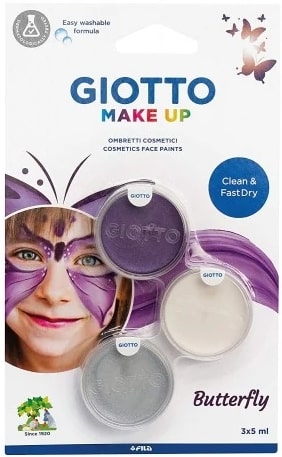 GIOTTO 3 ΧΡΩΜΑΤΑ ΠΡΟΣΩΠΟΥ GIO MAKEUP 5ML ΠΕΤΑΛΟΥΔΑ