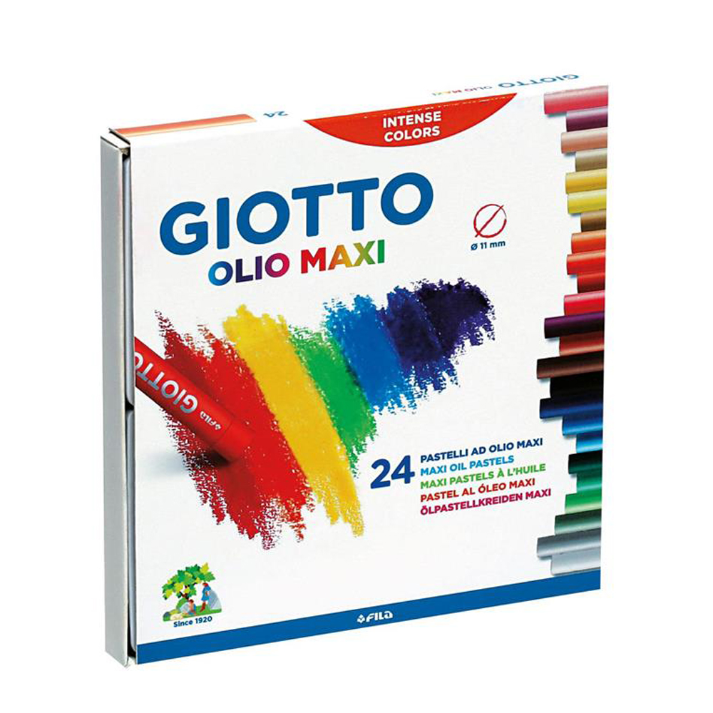 GIOTTO OLIO MAXI ΛΑΔΟΠΑΣΤΕΛ (24 ΤΕΜ)
