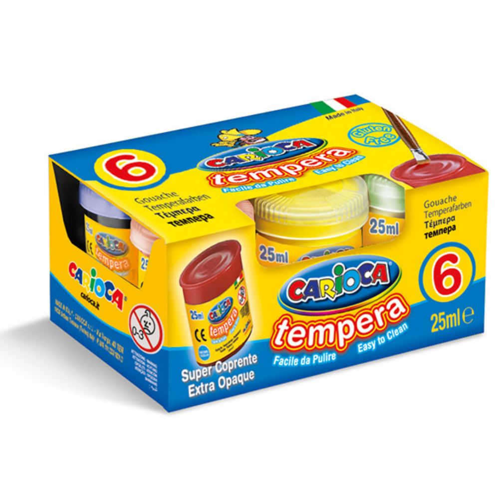 CARIOCA ΤΕΜΠΕΡΕΣ 25ML (6TEM)
