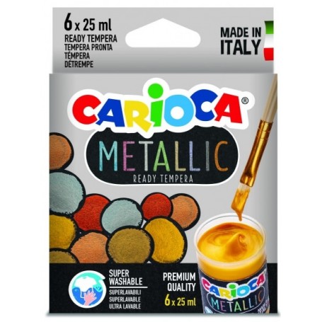 CARIOCA ΤΕΜΠΕΡΑ 6 ΜΕΤΑΛΛΙΚΑ ΧΡΩΜΑΤΑ
