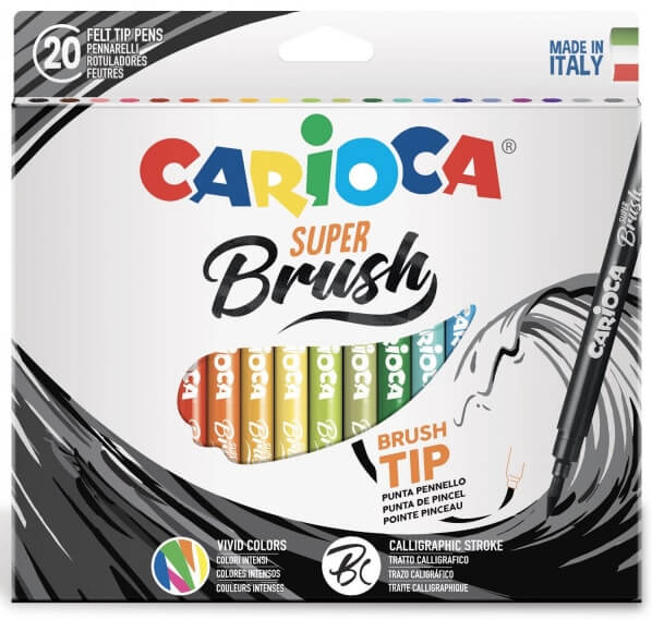 CARIOCA ΜΑΡΚΑΔΟΡΟΙ SUPER-BRUSH (20XΡ)