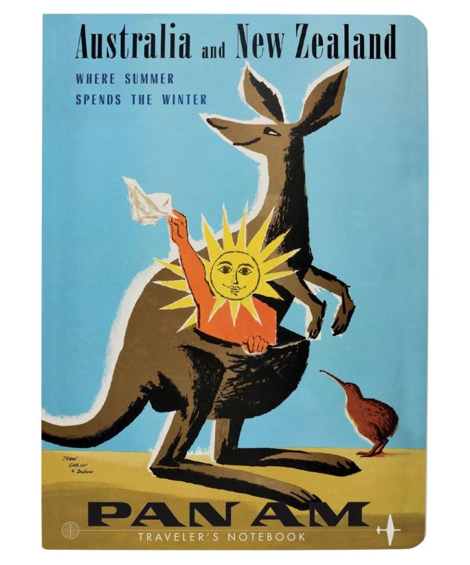 Pan Am Australia  New Zealand Notebook
