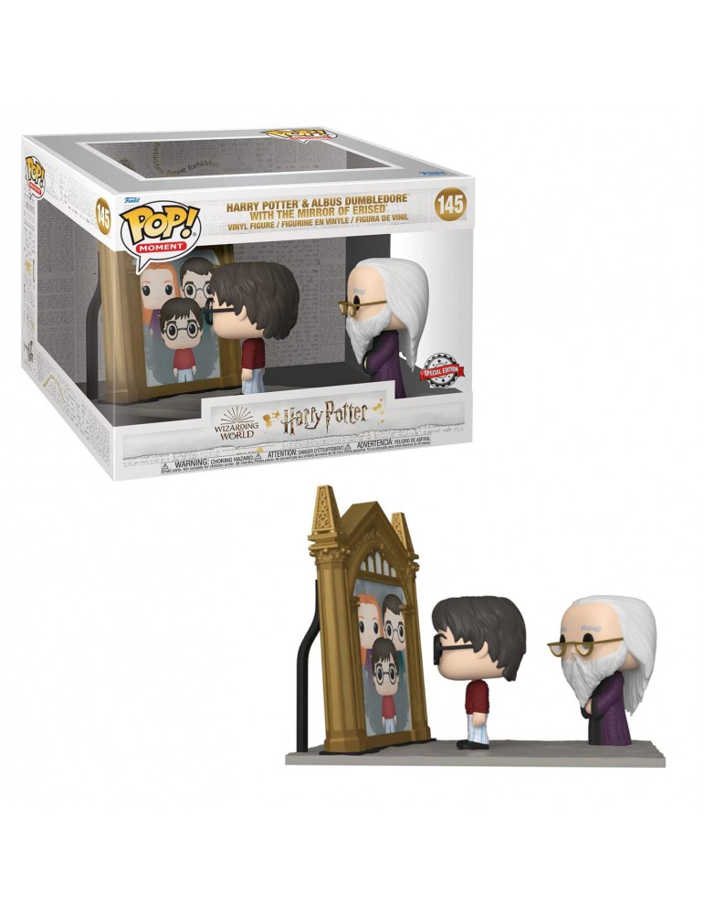 FUNKO POP! HARRY POTTER : MOMENT HARRY POTTER  DUMBLEDORE WITH THE MIRROR OF ERISED #145