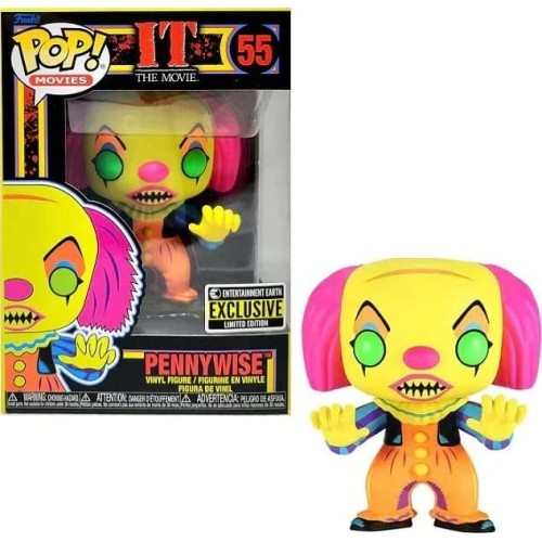 FUNKO POP! MOVIES IT : PENNYWISE BLACKLIGHT (SPECIAL EDITION) #55 -65039