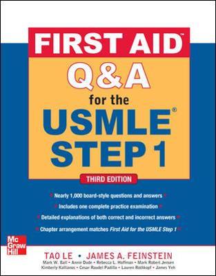 FIRST AID QA FOR THE USMLE STEP 1 PB