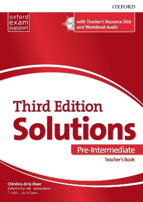 SOLUTIONS PRE-INTERMEDIATE TCHRS ( CD-ROM) 3RD ED