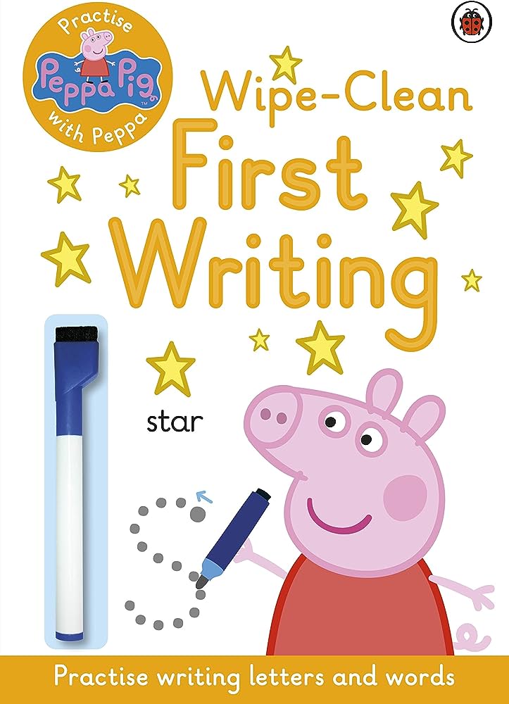 PEPPA PIG: PRACTISE WITH PEPPA: WIPE-CLEAN FIRST WRITING PAPERBACK  SOFTBACK