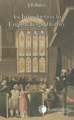 AN INTRODUCTION TO ENGLISH LEGAL HISTORY PB