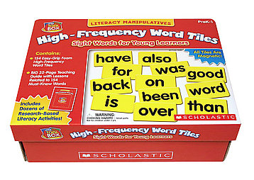 LITERACY MANIPULATIVES HIGH-FREQUENCY WORD TILES SIGHT WORDS FOR YOUNG LEARNERS SUPER SET (K-2) PB BOX SET