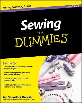 SEWING FOR DUMMIES 3RD ED PB