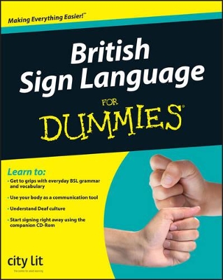BRITISH SIGN LANGUAGE FOR DUMMIES PB