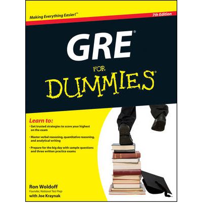 GRE FOR DUMMIES PB