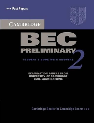 CAMBRIDGE BEC PRELIMINARY 2 SB W A
