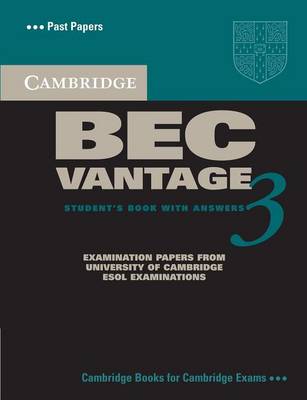 CAMBRIDGE BEC VANTAGE 3 SB W A
